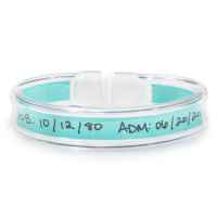 Durable Patient Identification Wristbands with Color Inserts and Versatile Sizing by Mabis | Latex and Rubber Free 